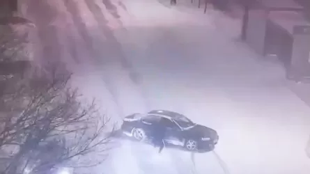 Астанада Аяз атаның көлігін ұрлап кеткен