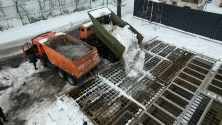 Алматыда алғашқы қар еріту орны іске қосылды 