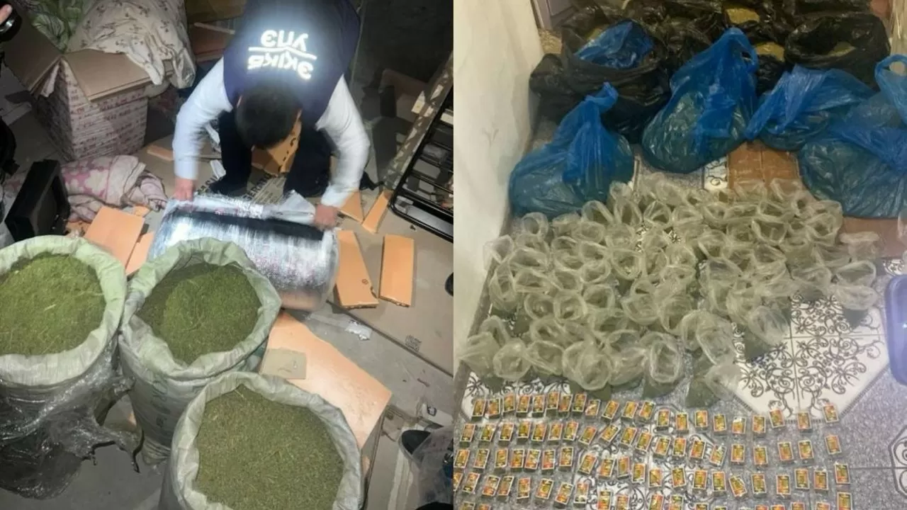Большую партию марихуаны изъяли в Актау