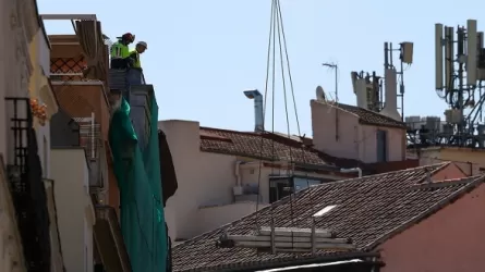 В центре Мадрида обрушилось здание