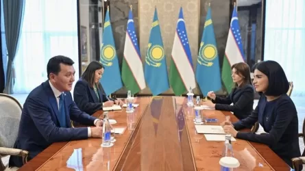 Ерлан Қарин Өзбекстан президенті әкімшілігінің басшысы Саида Мирзиёевамен кездесті