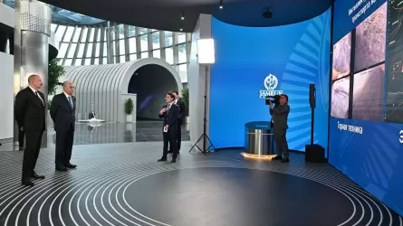 Қазақстан мен Әзербайжан президенттері Alem.AI халықаралық жасанды интеллект орталығына барды 
