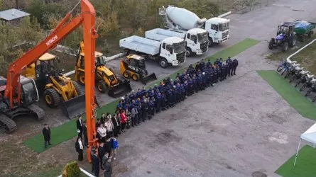 Алматы облысының су шаруашылығы қызметкерлеріне жаңа арнайы техника табысталды