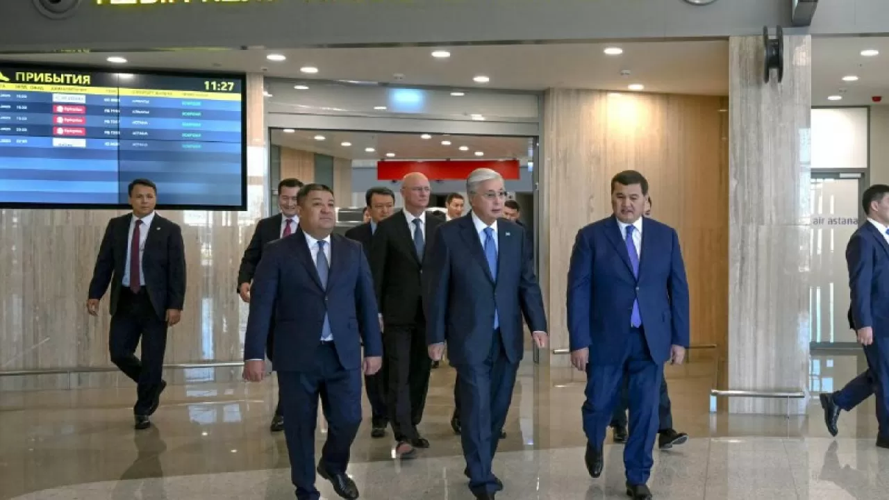 Президент "Қорқыт ата" халықаралық әуежайының жаңа терминалымен танысты