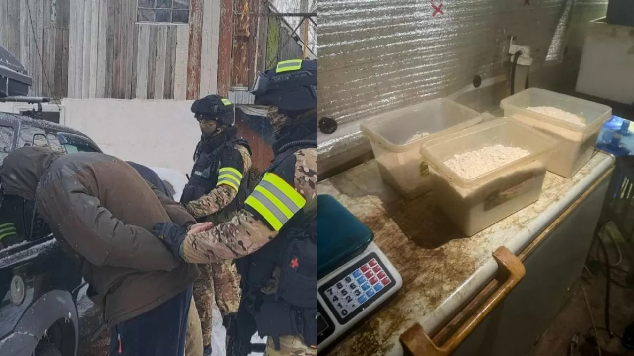 Тонну прекурсоров и десятки килограммов наркотиков нашли в Караганде  