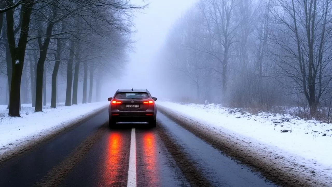 В Казахстане прогнозируют туман, метель и гололед