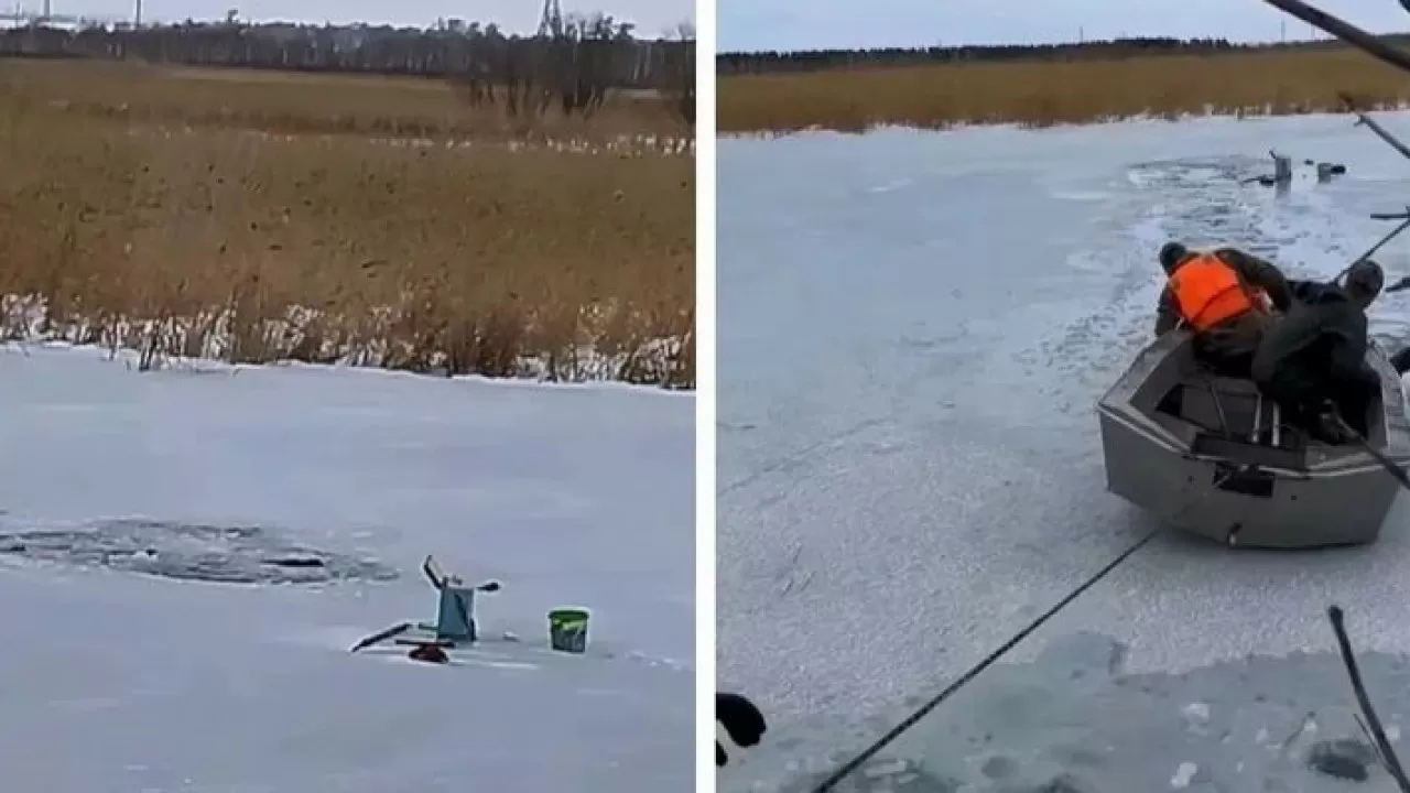 Шортандыда балық аулап отырған зейнеткер мұз астына түсіп кетіп, көз жұмды