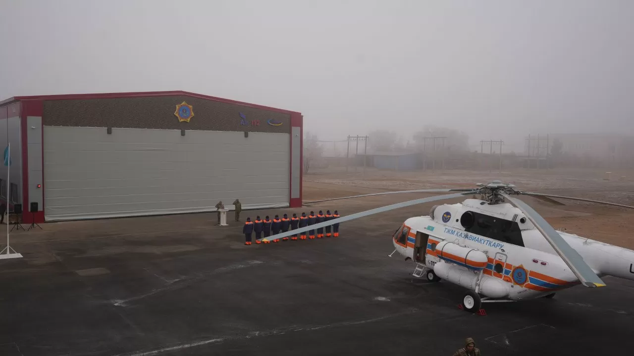  "Скорая помощь" с неба: первый авиационный центр открыт в области Ұлытау 