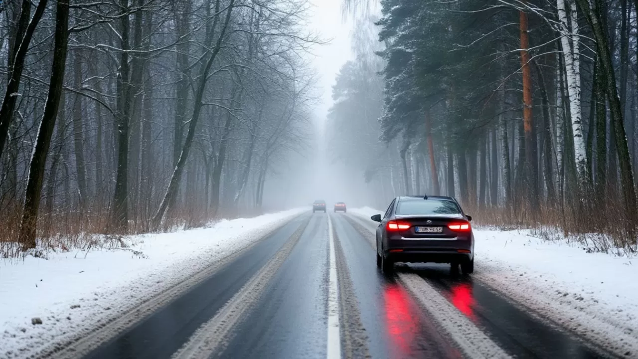 Метель, туман и гололед осложнили погоду в регионах Казахстана 