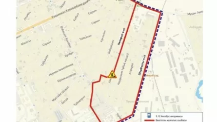 Один из загруженных автобусов Астаны будет объезжать улицу в Промышленном 