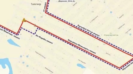 Автобус до Талапкера изменил маршрут из-за ремонта улицы 