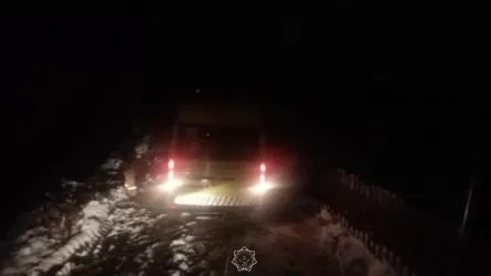 Құтқарушылар Щучинск қаласында медицина қызметкерлеріне көмек көрсетті