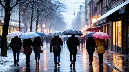 Погода на выходные: в Казахстане будет снег, местами дождь