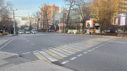 Схему движения изменили на перекрестке по проспекту Достык в Алматы