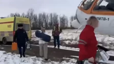 Шығыс Қазақстанда жаңа туған сәби шұғыл түрде Өскемен қаласына тікұшақпен жеткізілді