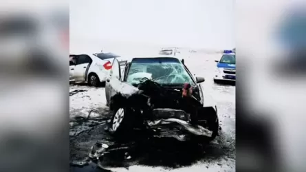 Павлодар облысында 2 көлік бетпе-бет соғысып, 1 адам мерт болды