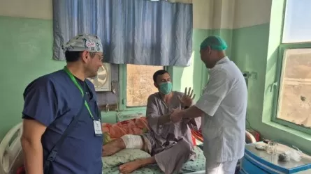 Отандық дәрігерлер Ауғанстандағы гуманитарлық миссияға қатысып жатыр