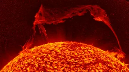 Магнитные бури 21 ноября 2025: гигантский протуберанец «оторвался» от Солнца 