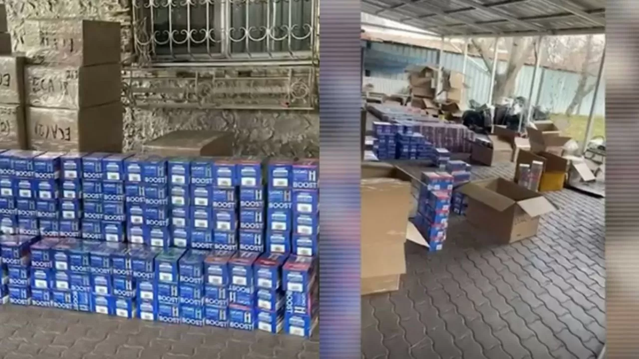 Алматыда тыйым салынған темекі өнімдері тәркіленді