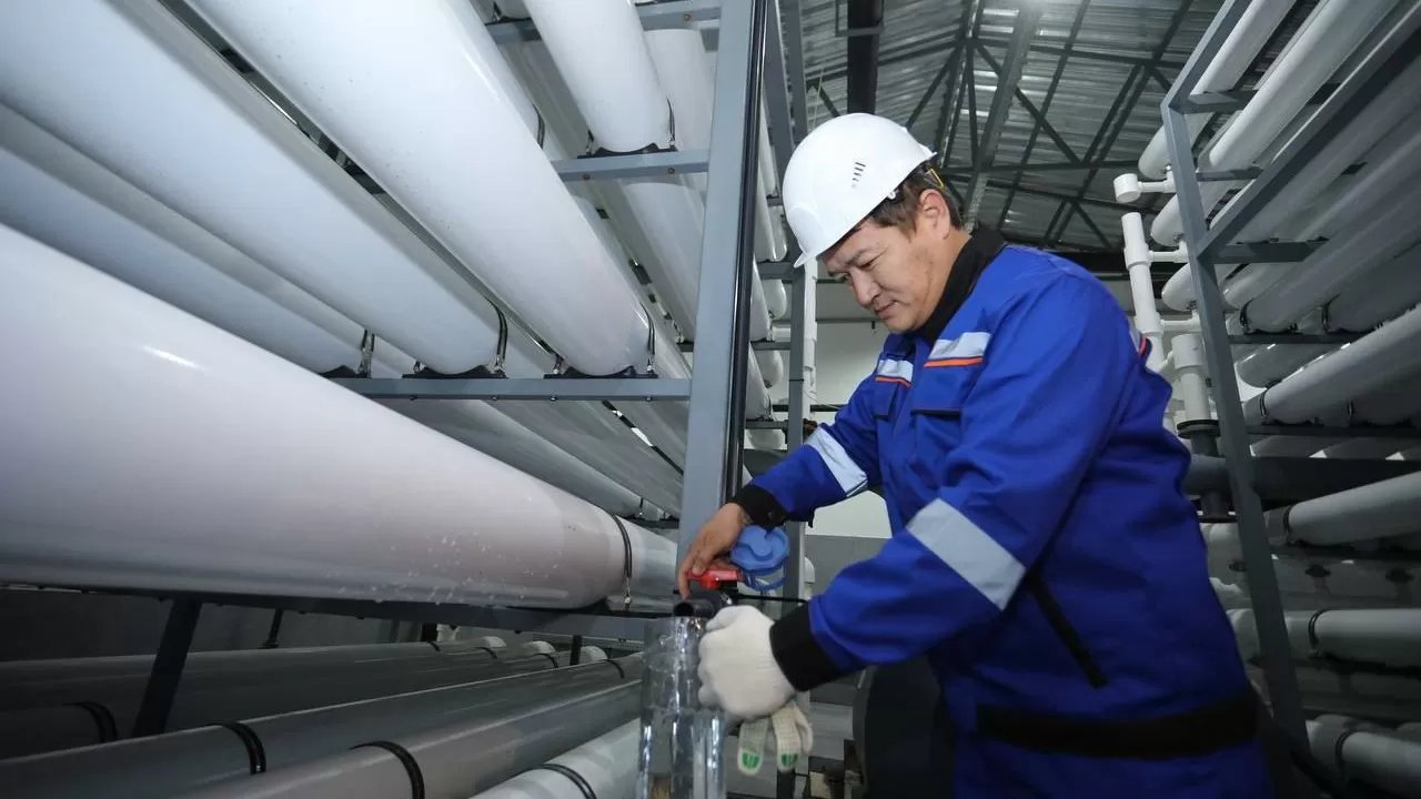 В селе Курык запущен новый опреснительный завод 