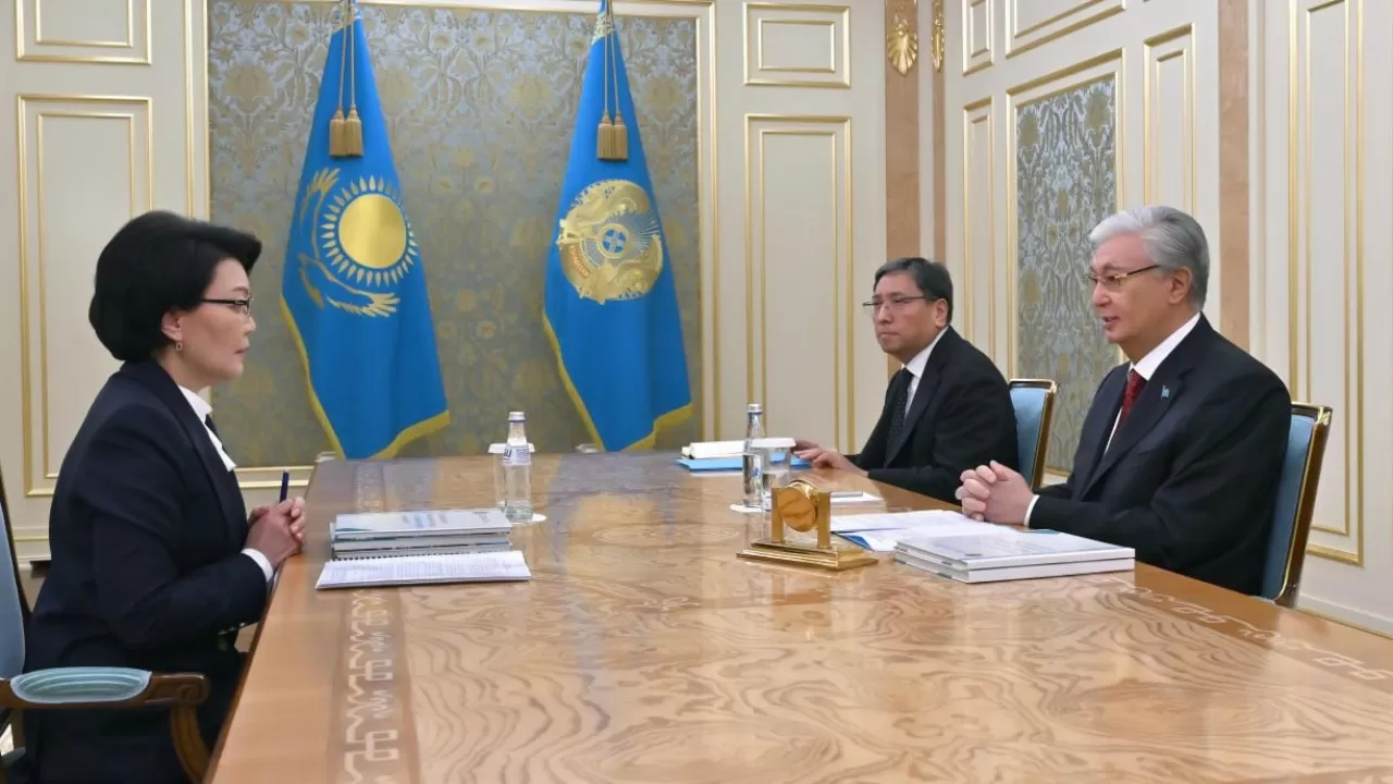 Токаев принял министра труда 
