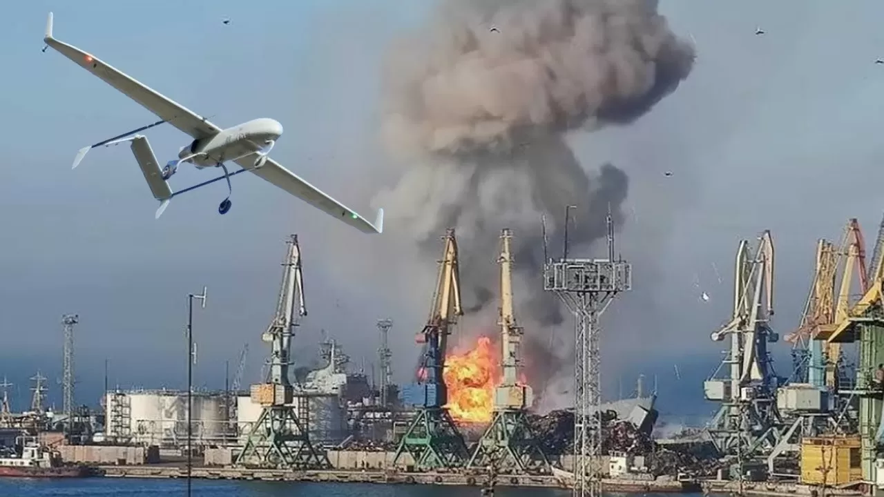 Дроны ударили по порту у Керчи: вспыхнул пожар 