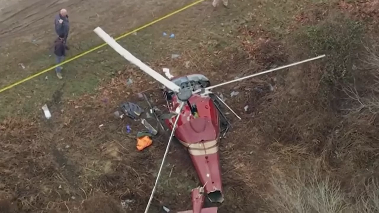 Два вертолета столкнулись в воздухе в США 