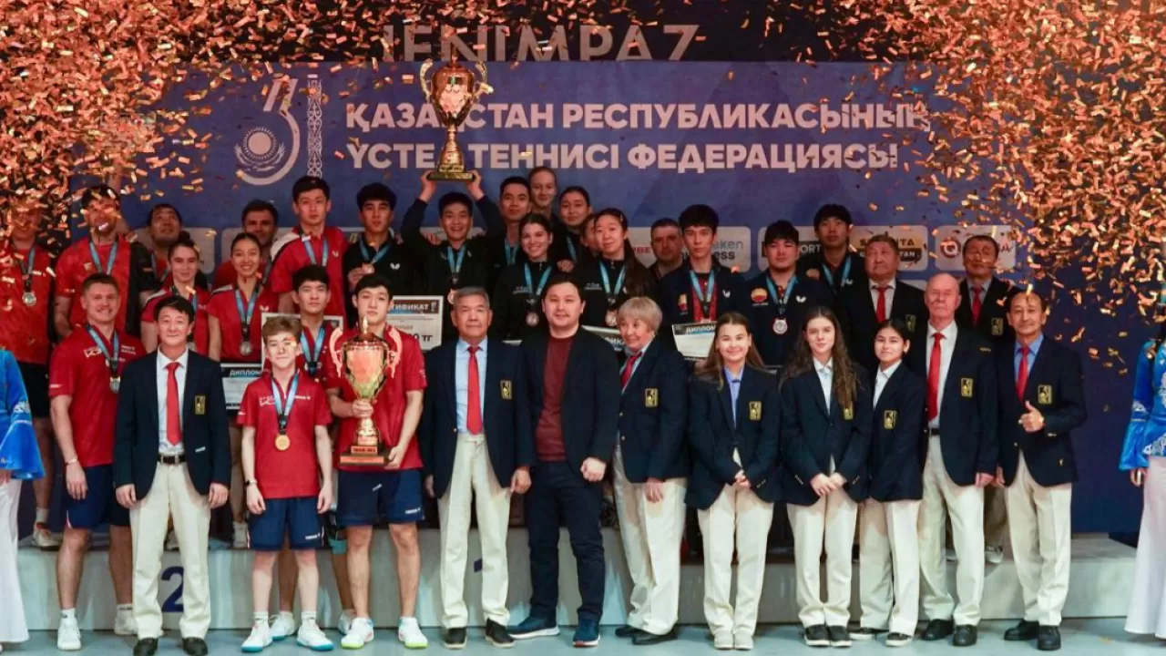 Определены чемпионы пяти лиг по настольному теннису в Казахстане 