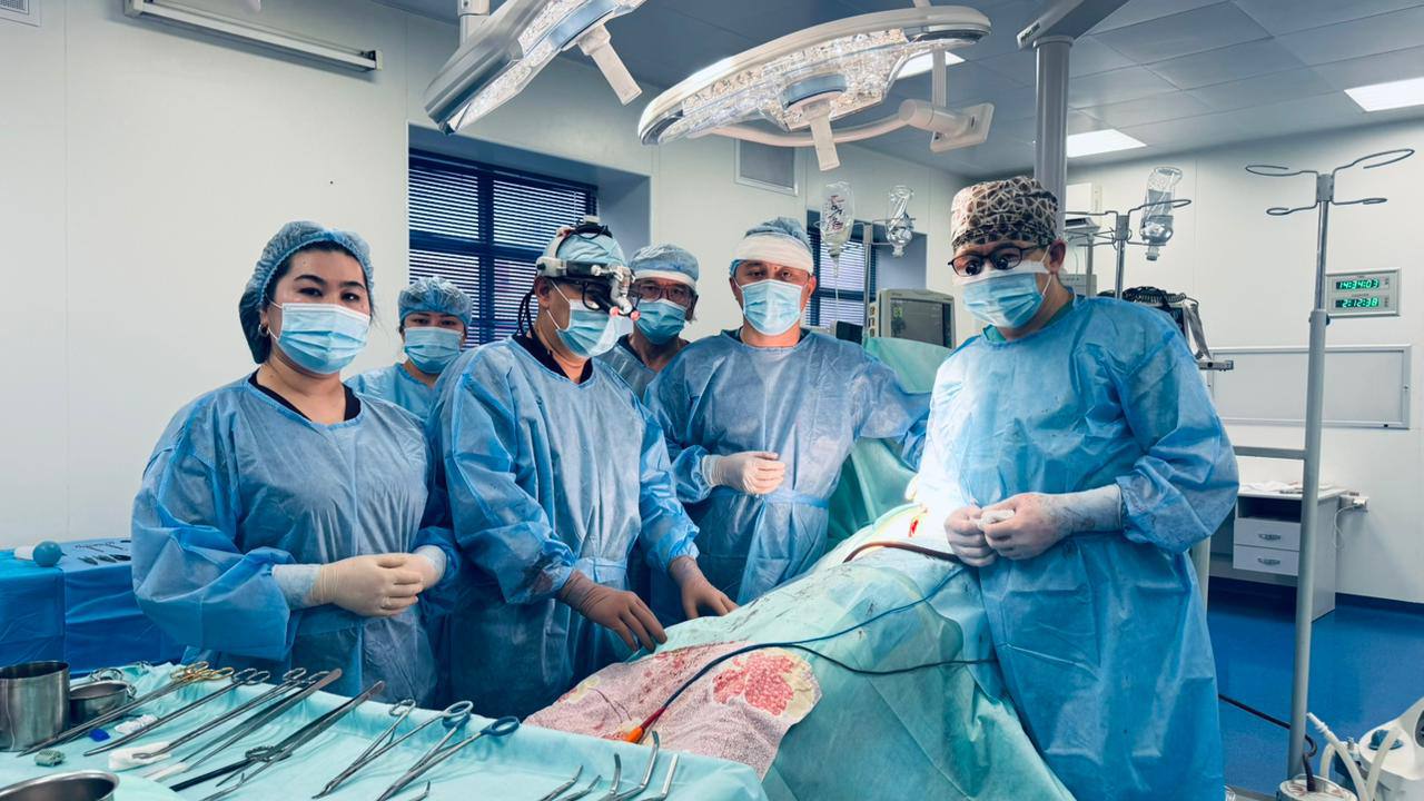 Шымкентте науқастың бүйрегін емдеп, қайта өзіне салды