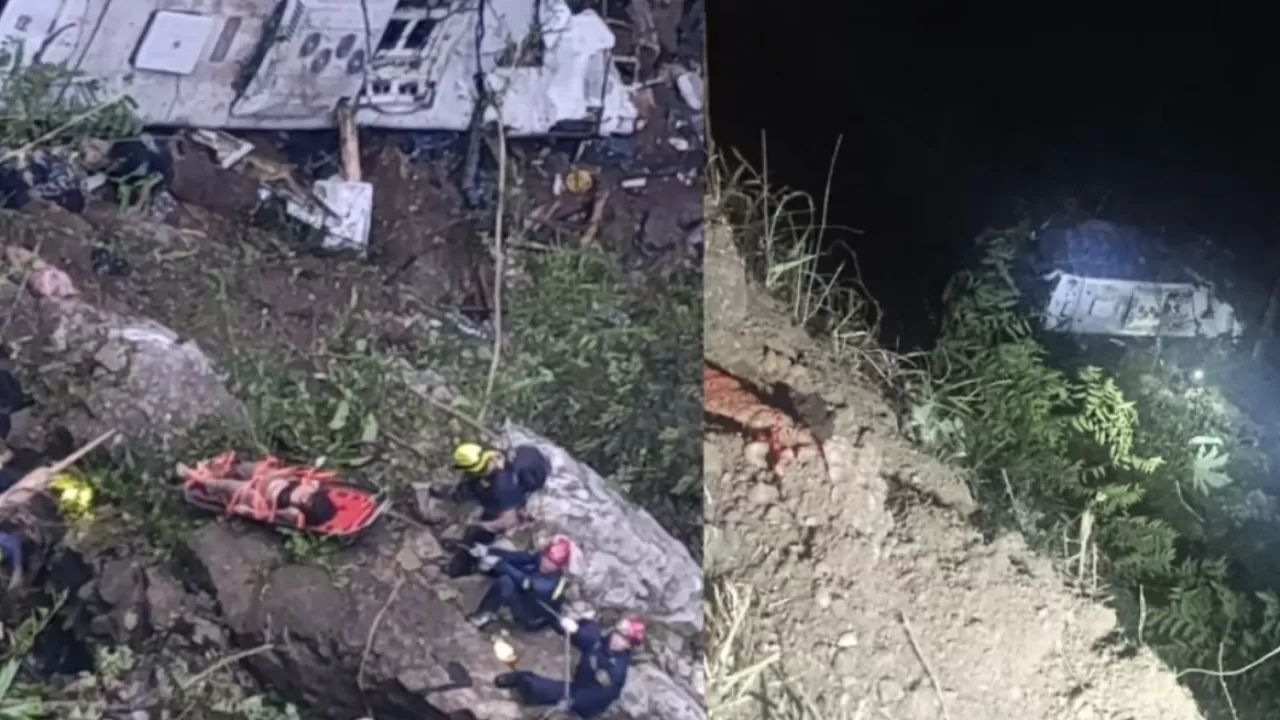 Колумбияда мектеп автобусы 80 метрлік жартастан құлап кетті 