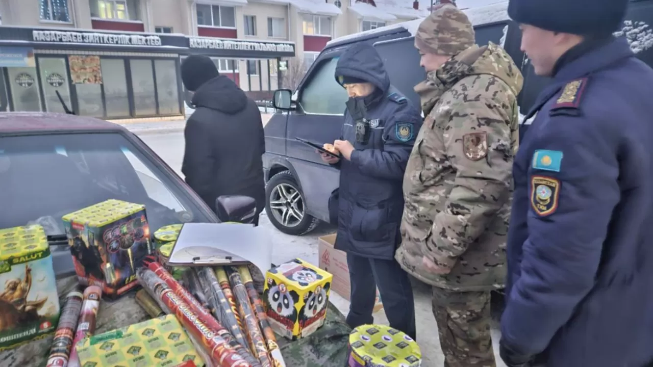 Солтүстік Қазақстанда 6 мыңға жуық қауіпті пиротехника тәркіленді
