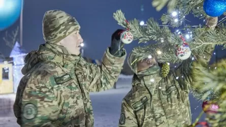 Зимнюю сказку создали под Новый год столичные гвардейцы