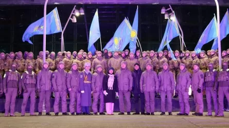 Астанада Бауыржан Момышұлының 115 жылдығына арналған плац-концерт өтті