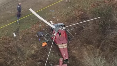 Два вертолета столкнулись в воздухе в США 