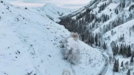 Шығыс Қазақстан облысында қар көшкіні түсірілді