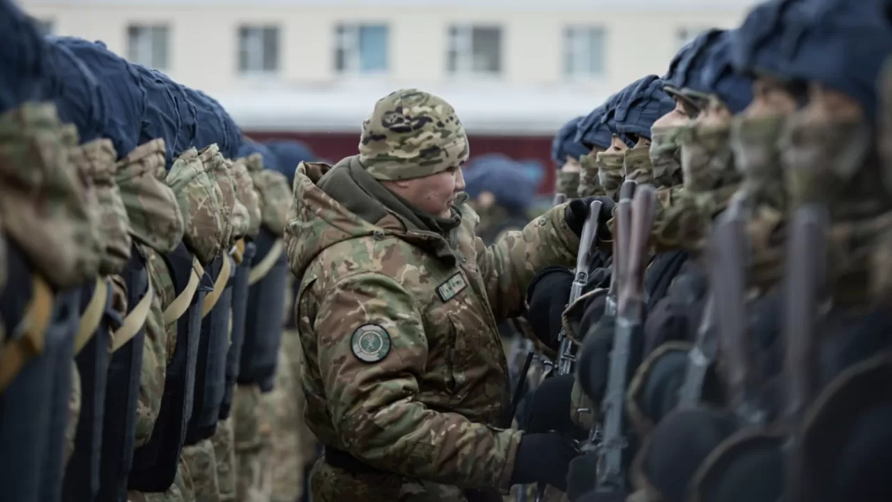 Ұлттық ұлан Астанадағы Жеңіс шеруіне қызу дайындыққа кірісті