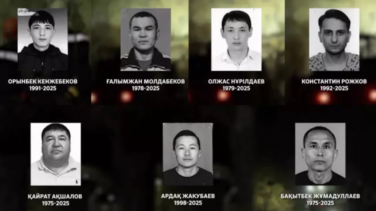 Ұлытау облысындағы шахтада қаза тапқан кеншілердің суреттері жарияланды