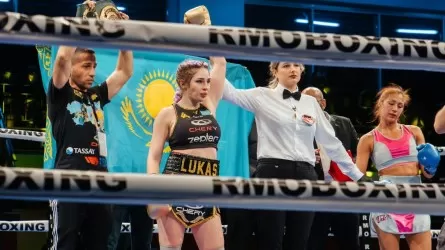 Әскер спортшысы Ангелина Лукас Стамбулда өткен бокс кешінде жеңіске жетті