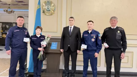 Маңғыстаулық құтқарушылар Әзербайжан ТЖ министрінің бұйрығымен марапатталды