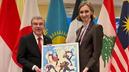 Ольга Рыпакова ХОК Президенті Томас Бахпен кездесті