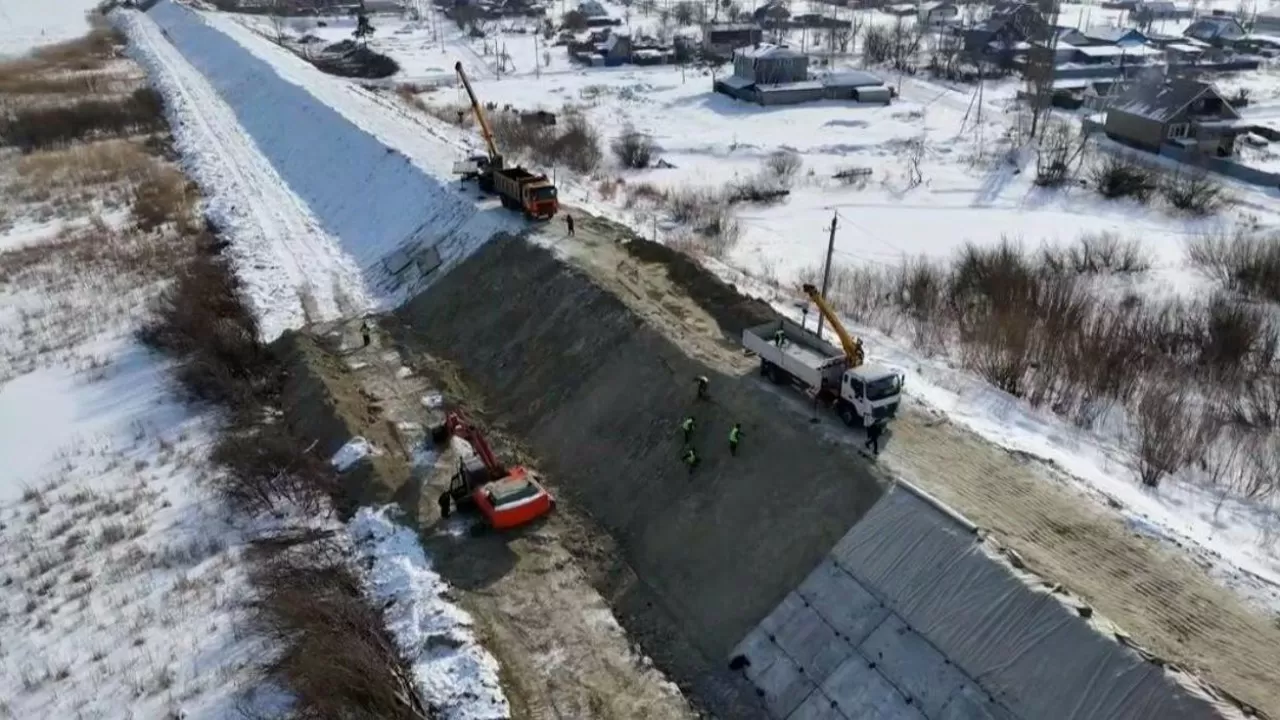 Целый ряд населенных пунктов в зоне риска подтопления в СКО 