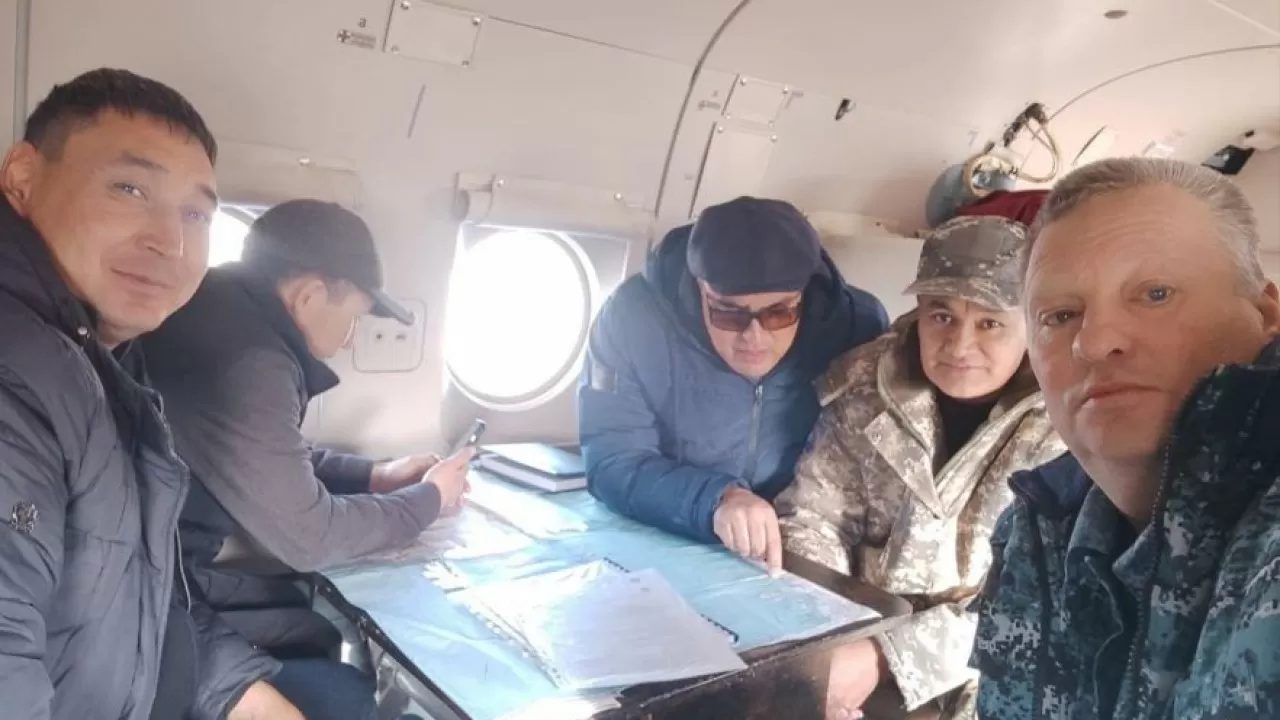 Каспий итбалықтарына әуеден шолу жасалды