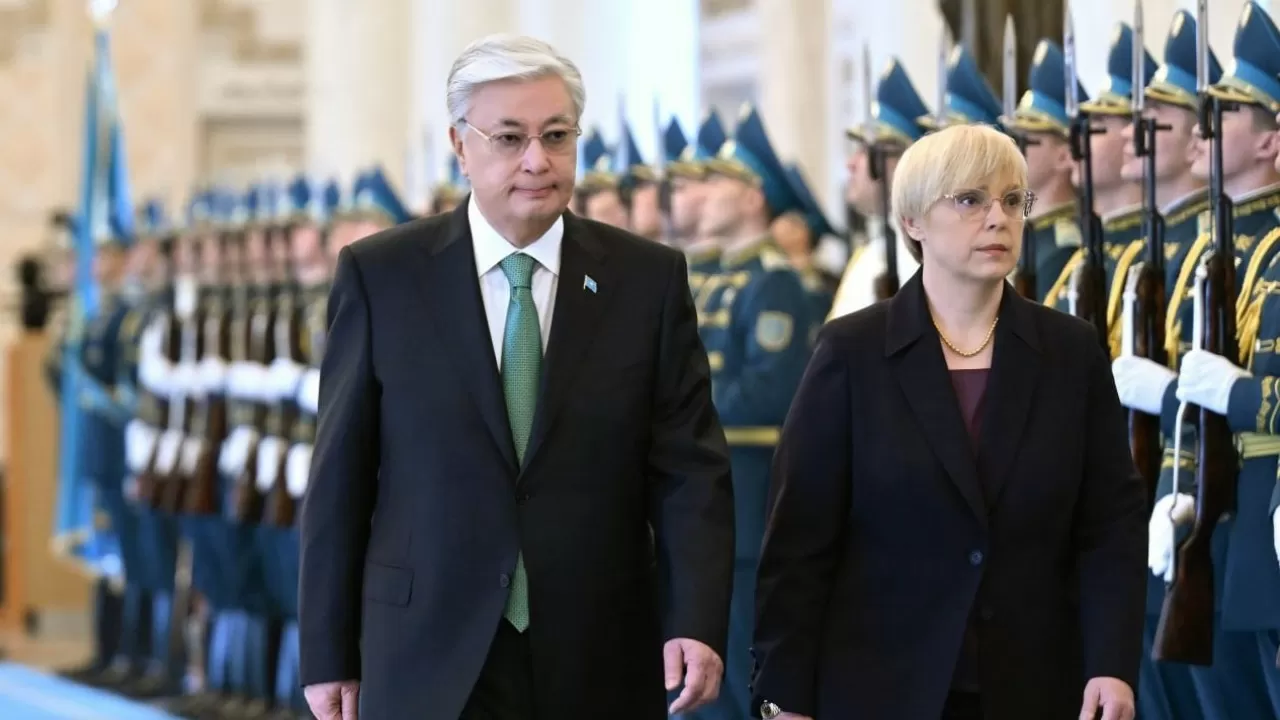 В Акорде торжественно встретили президента Словении 