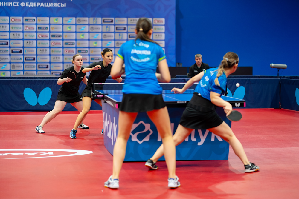 Финальная партия: определились чемпионы Казахстана по настольному теннису