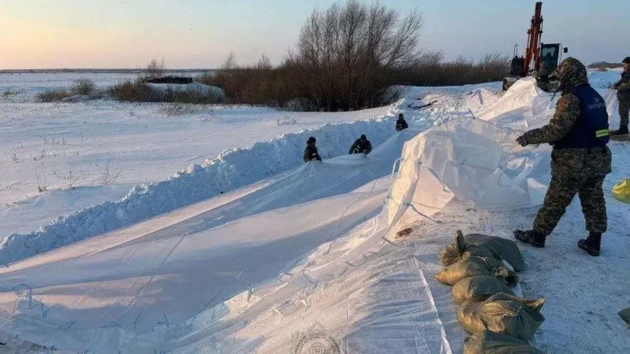 Солтүстікте Есіл өзені тасымас үшін нығайту шаралары күшейтілді