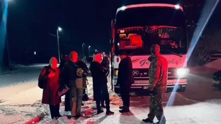Жолаушылары бар 5 автобус жолда тұрып қалған 