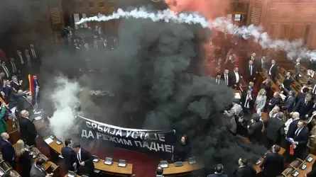 В парламенте Сербии между депутатами произошла драка