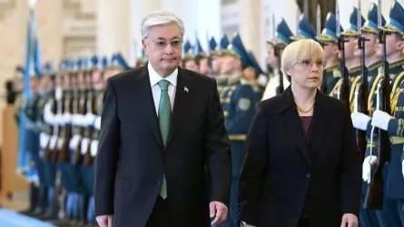 В Акорде торжественно встретили президента Словении 