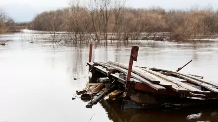 В Актобе начались паводки в результате резкого потепления  