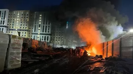 Ұлттық ұлан әскери қызметшілері өрттің таралуына жол бермеді